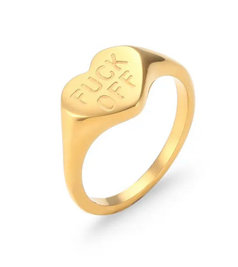 F***Off Heart Ring